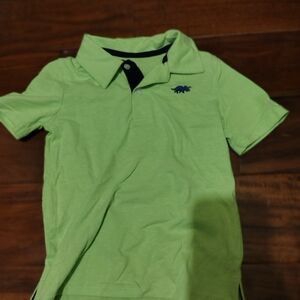 Green Dinosaur Kids Polo Shirt
